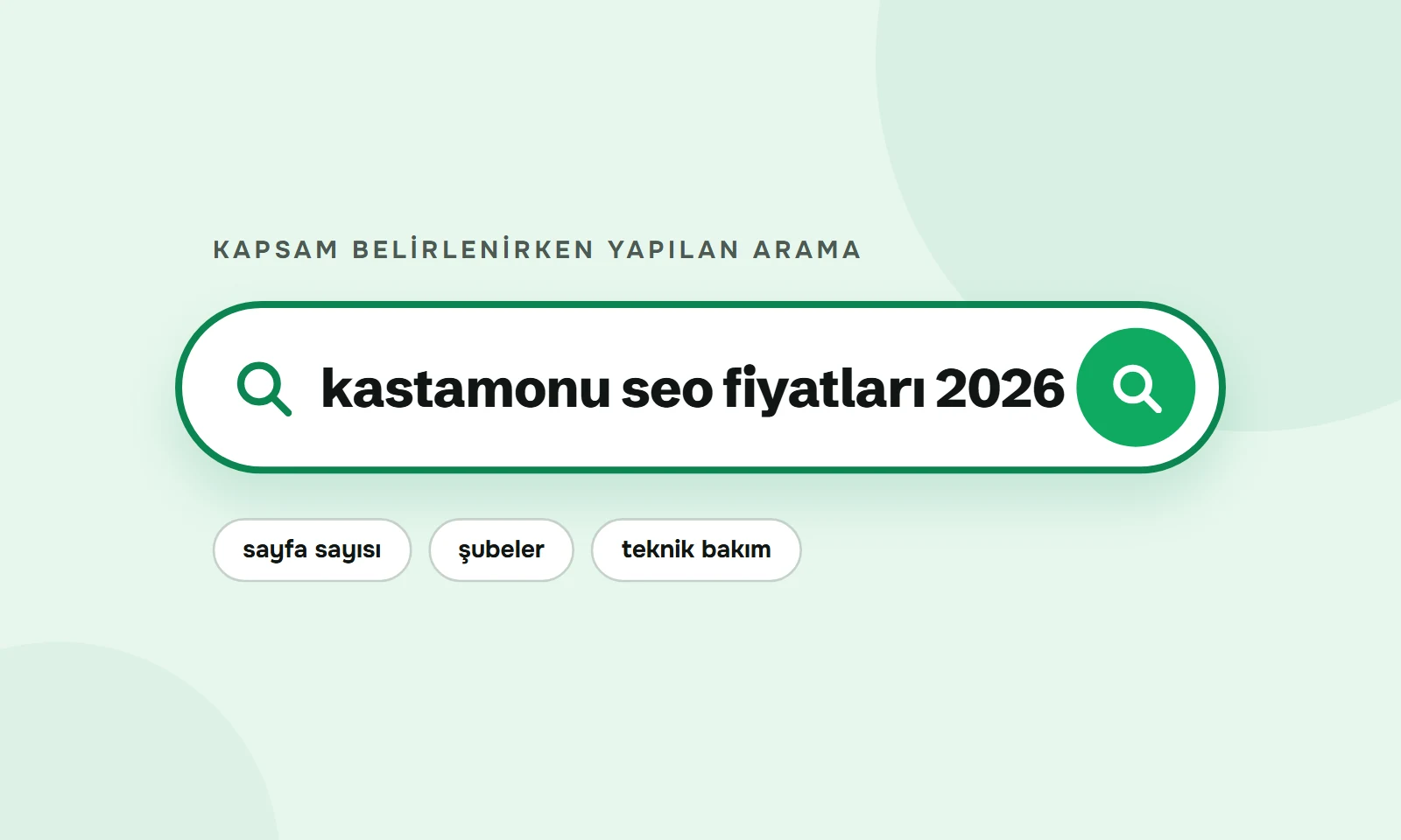 Kastamonu SEO fiyatları 2026 araması